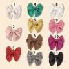 New Children's Hair Accessories Dovetail Bow Hairpin baby Bangs Side Top Clip Headwear Girls Kids Hair Accessories