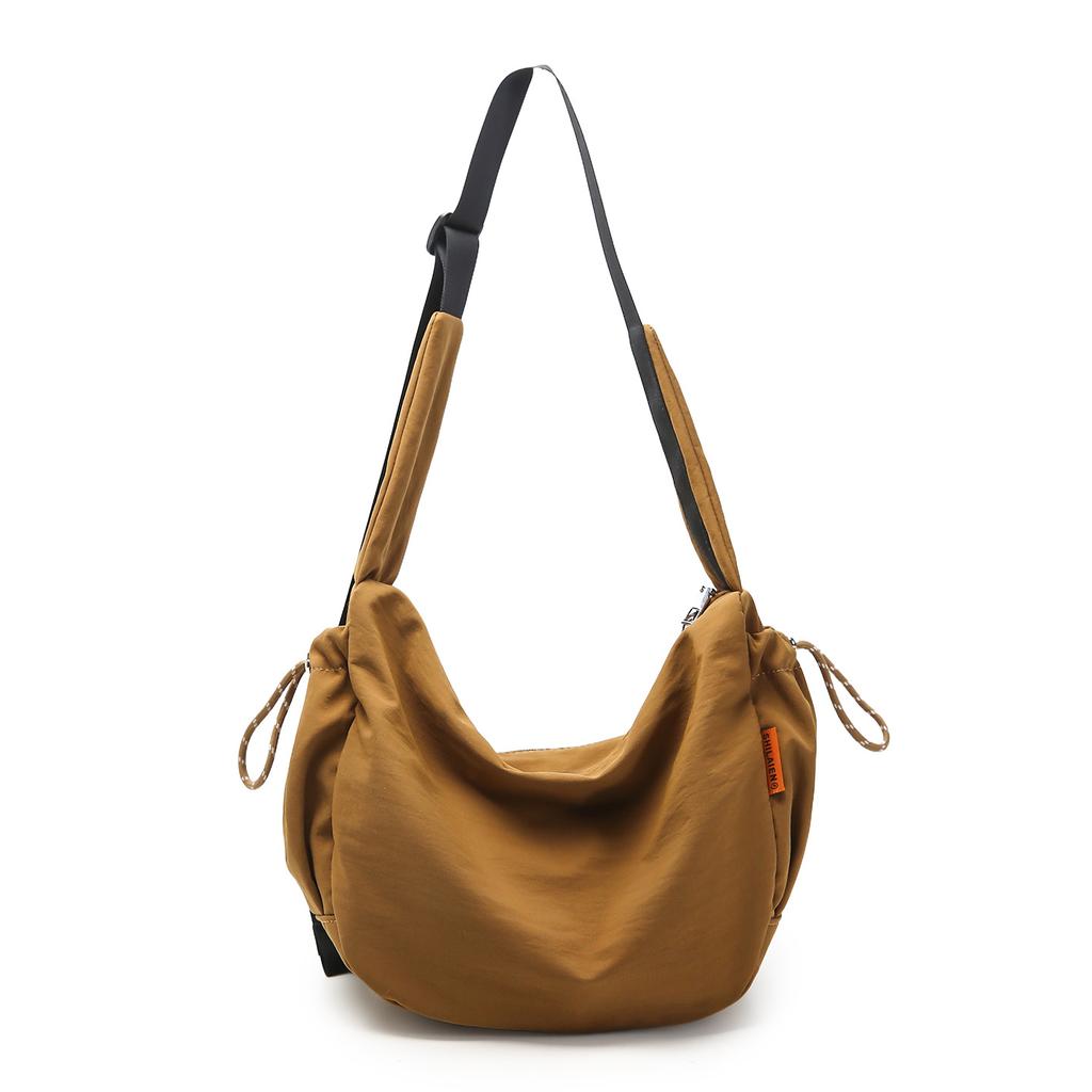 Canvas bag women's 2025 autumn new men's and women's Japanese casual trend niche shoulder bag student crossbody bag