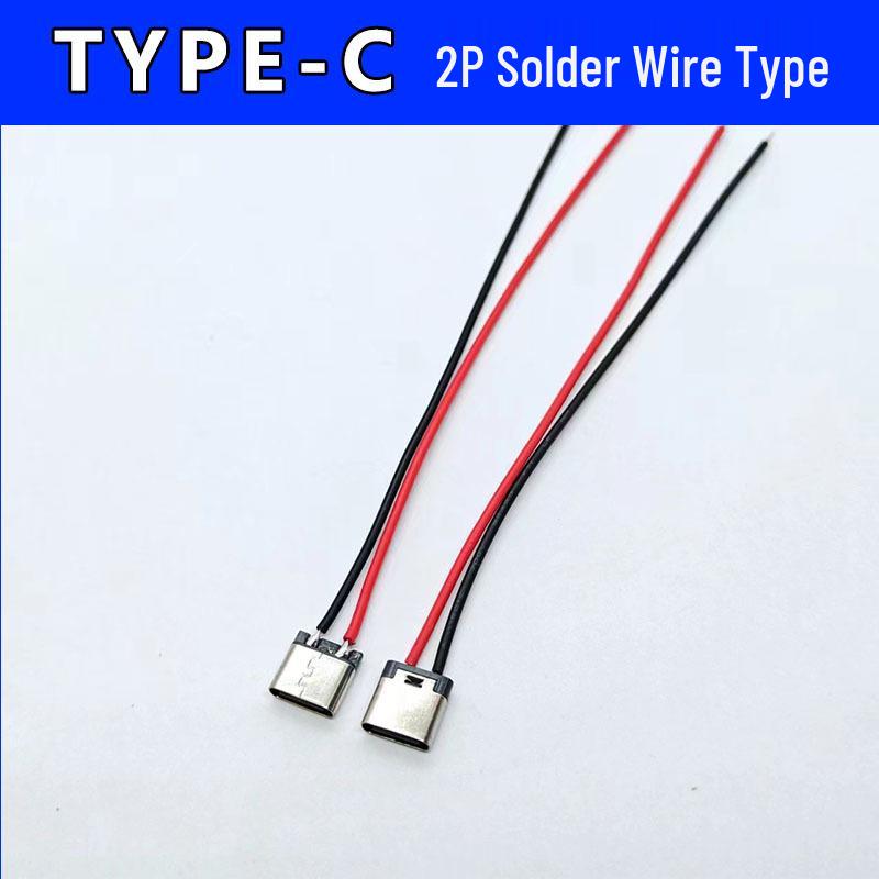 Type-C2P Transparent Green LED Desk Lamp with Oval USB-C Charging Port