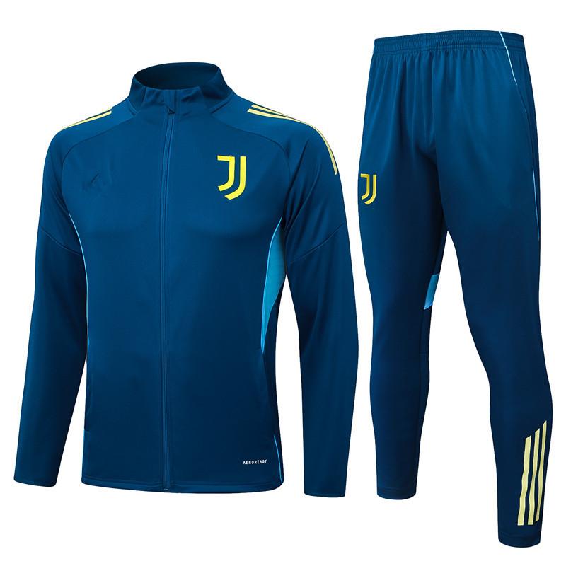 Juventus Semi-Zipper Long-Sleeved Short-Sleeved Training Clothes Sports T-Shirt Pre-Game Warm-Up Vest Football Jersey