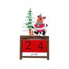 DIY Santa Calendar Ornaments Wooden Christmas Gift Ornaments  Festive Atmosphere