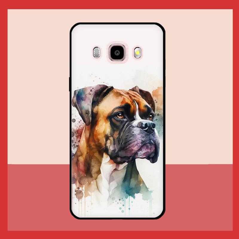 Boxer Dog Case For Samsung Galaxy J6 J4 Plus A6 A7 A8 A9 J8 2018 J3 J5 J7 2017 J1 A3 A5 2016 Cover