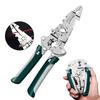 Multifunctional Foldable Wire Stripper Crimper Cable Cutter Pliers Electrician Cable Cutting Wiring Pulling Stripping Tools