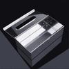 Stainless Steel Rectangular Tissue Box Holder for Bathroom & Vanity | Modern Paper Dispenser