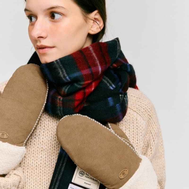 DEPOUND Mustang Fur Gloves - Camel