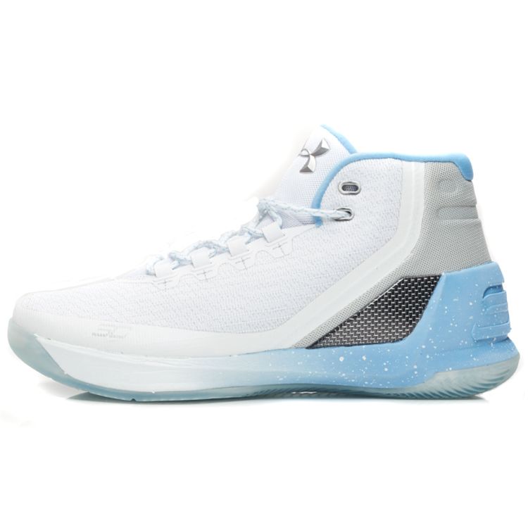 

Мужские кроссовки Under Armour Curry 3 Birthday Белые белые сине-серые 1269279-106