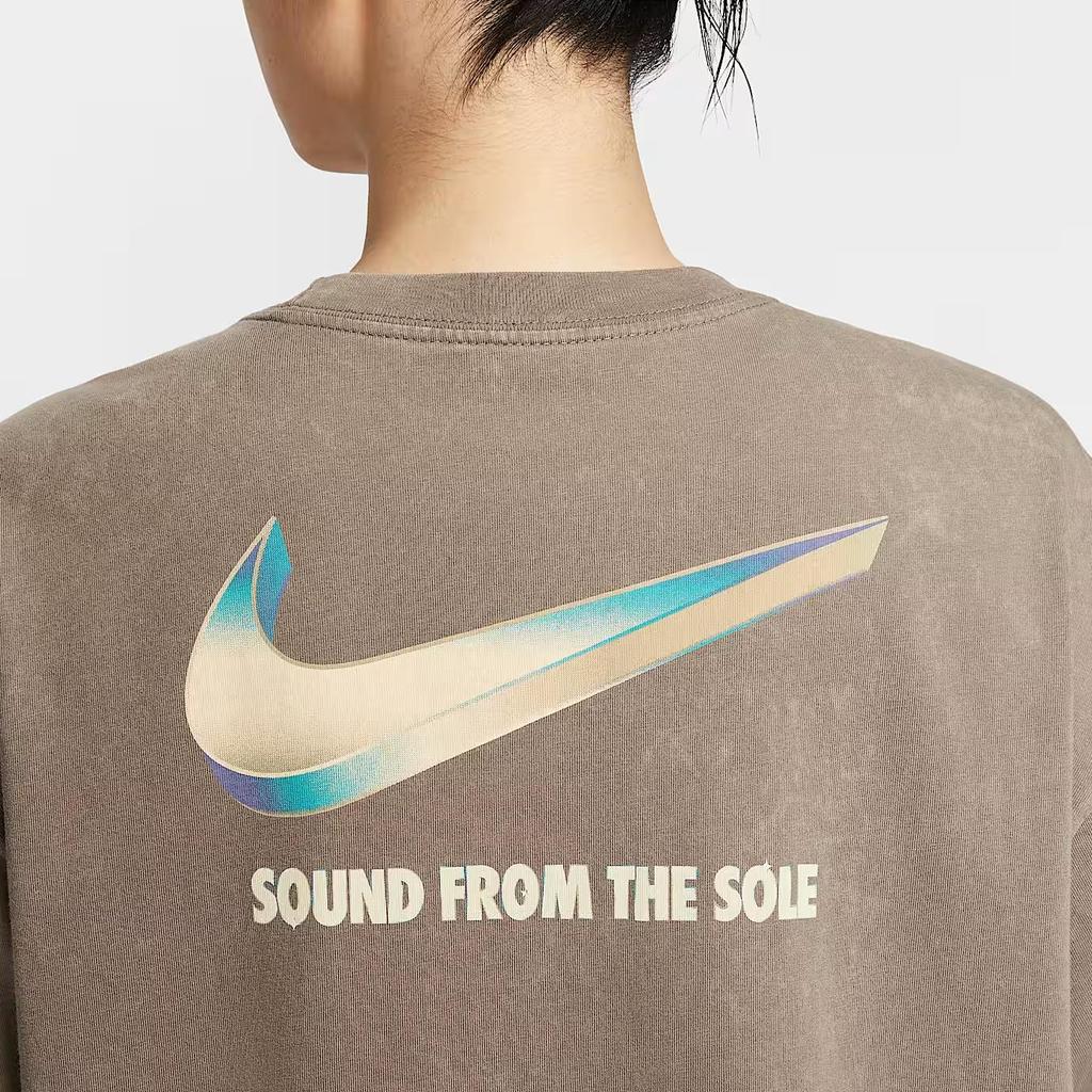 Nike Sportswear NSW Mink Brown Oversized Vintage T-Shirt Women's HF9692-214