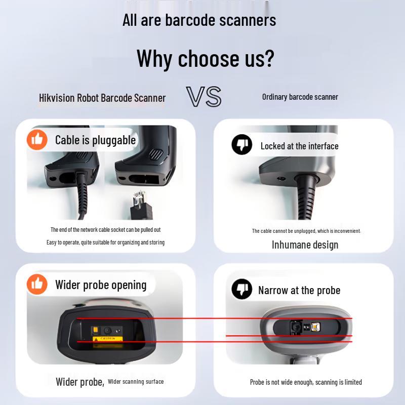 Hikvision MV-IDH3000B Wireless Industrial 1D/2D Barcode Scanner