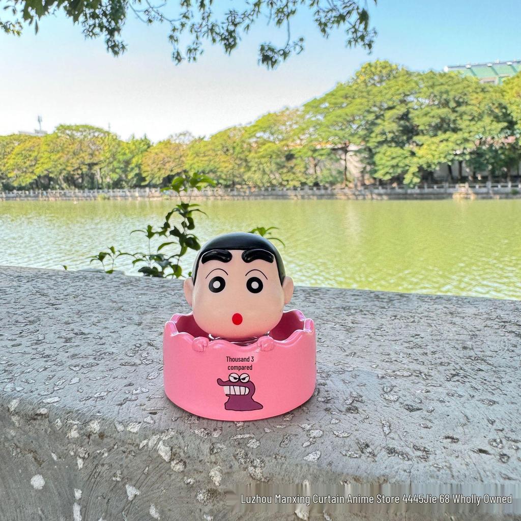 Crayon Shin-chan Spring Car Ornament - Cute, Funny, Interesting Cartoon Decoration Gift