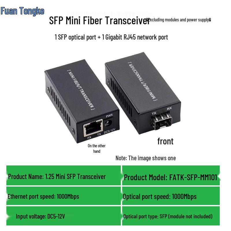 Mini SFP Gigabit Single-Mode Fiber Transceiver for Network Monitoring