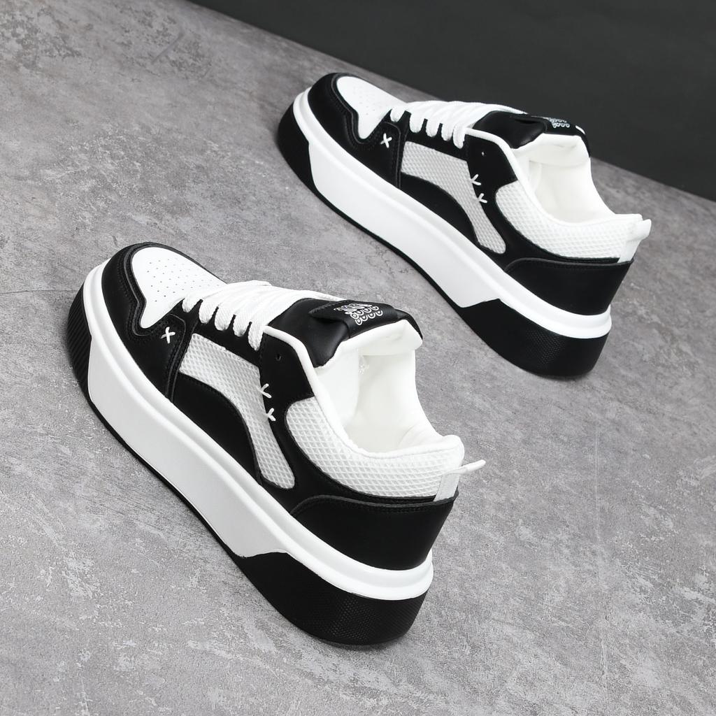 Summer breathable mesh casual niche original sports thick baseplate shoes