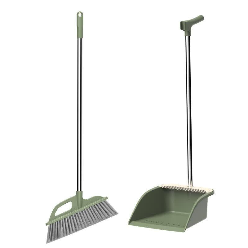 Aiyiyaoxuan JQ-0097 Cleaning Broom and Dustpan Set серый