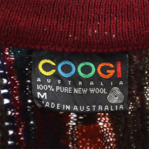 Coogi 90s Old 3D Overall Handle Long Sleeve Wool Sweater M Knit Men's Used