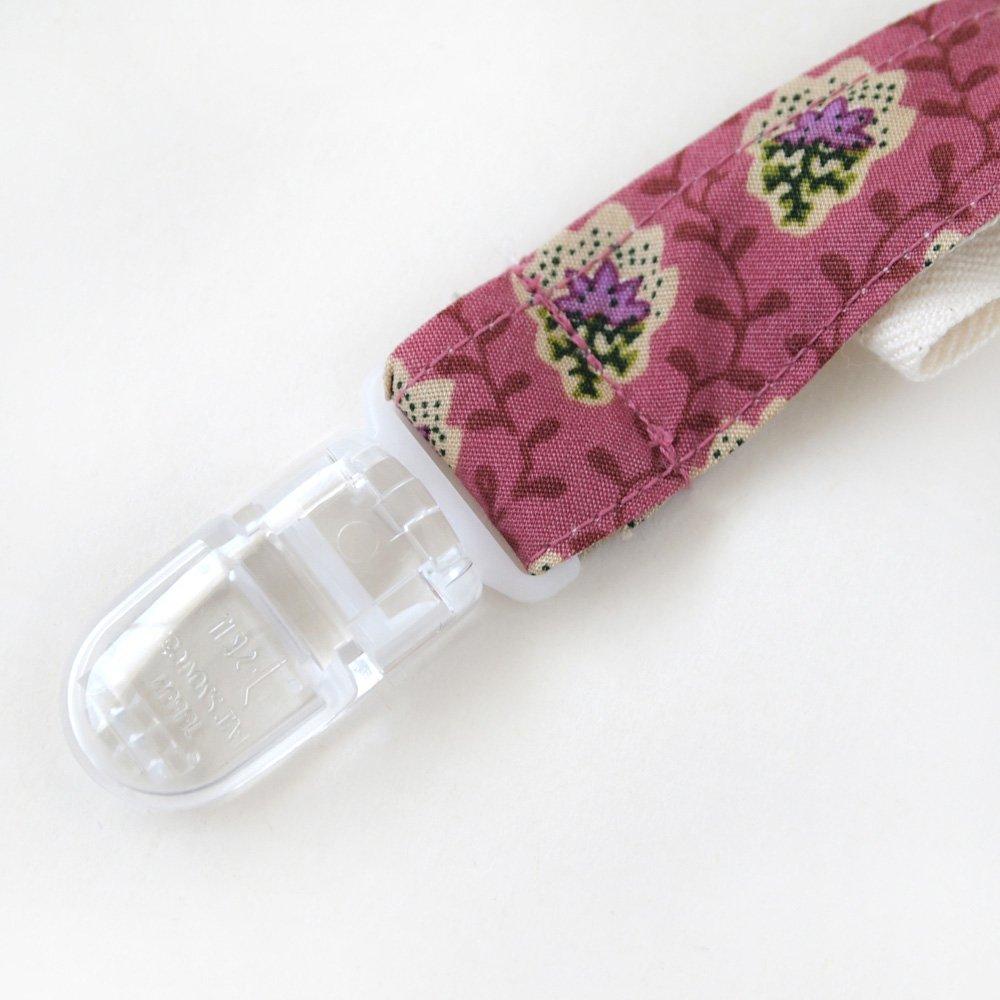 10mois SOULEIADO Soft Gauze Clip Handkerchief Bib Set Mon Nounours Pink (Dimowa) - (6-layer Gauze) & 3-piece