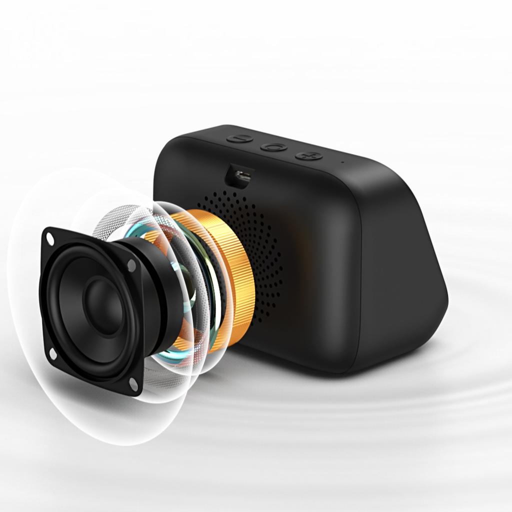 New TF26 Pro Smart Speaker 4.0inches TFT Bluetooth Audio LED Display HD Hands-free Calling Playback Voice Assistant Multi-functional Device