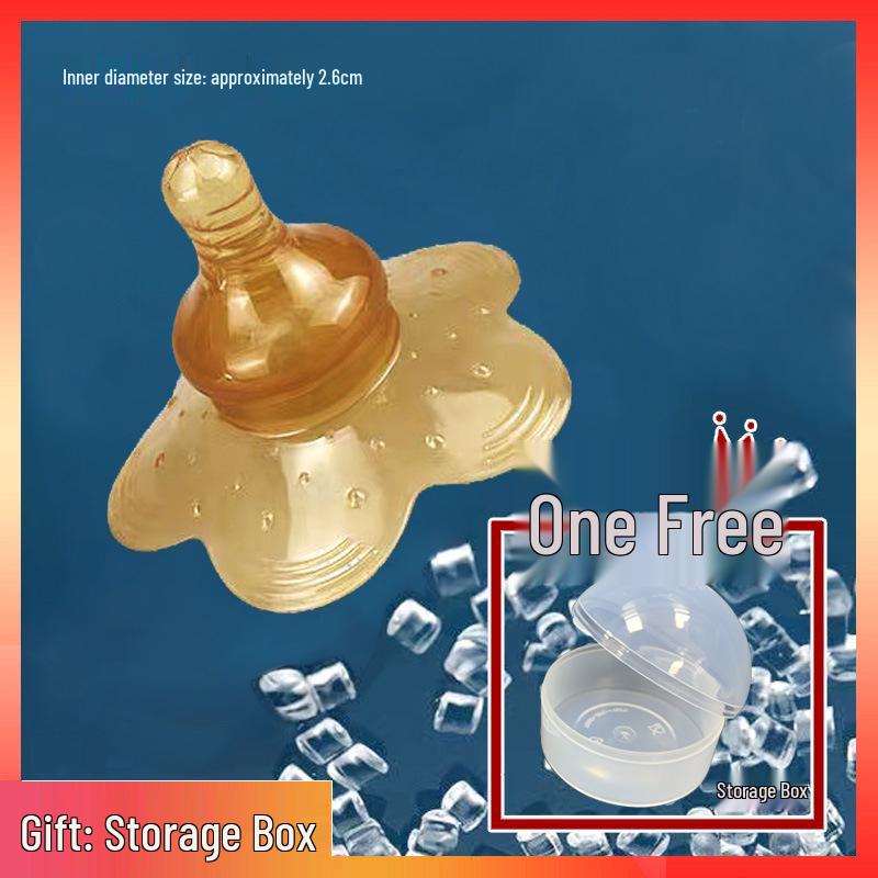 Silicone Anti-Bite Nipple Shields for Breastfeeding and Weaning - Soft Large Size