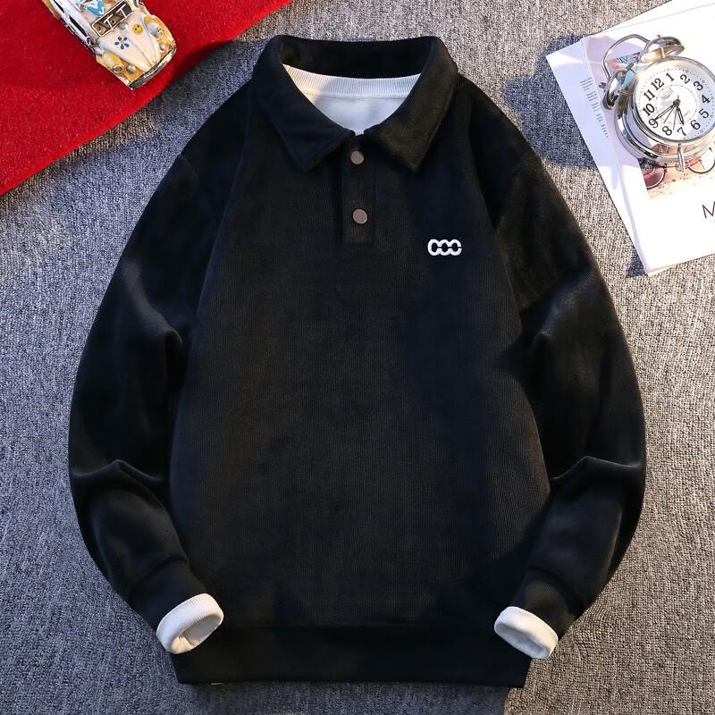 Men's Thick Fleece Pullover Sweatshirt