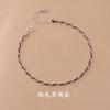 S925 Silver Twisted Red String Bracelet Slim Zodiac Jewelry Chinese Feng Shui Couple Gift Minimalist Gold Lucky Charm