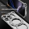 Metal Frame Magsafe 360 Rotate Holder Aluminum Phone Case For iPhone 13 14 15 16 Pro Max Plus Wireless Charging Shockproof Cover