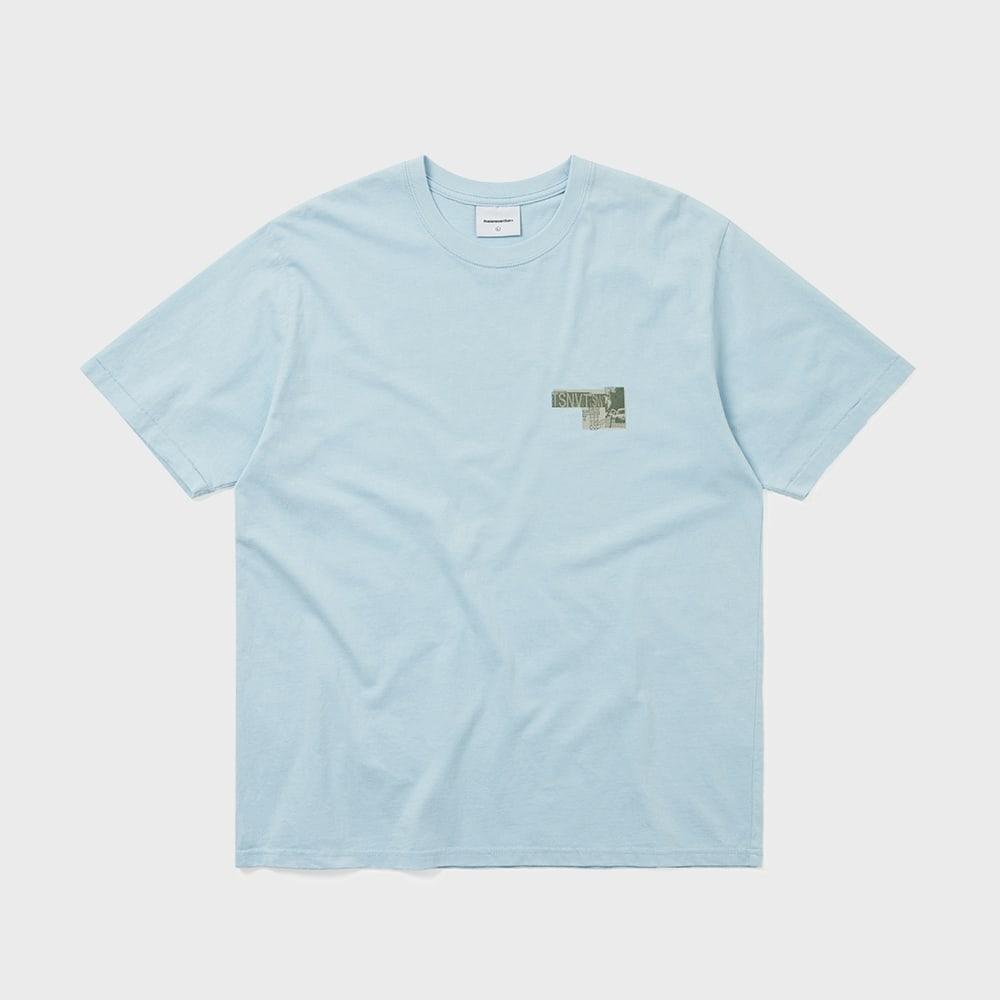 ThIs Is Never That Tsnvt Collage Tee Soft Blue S