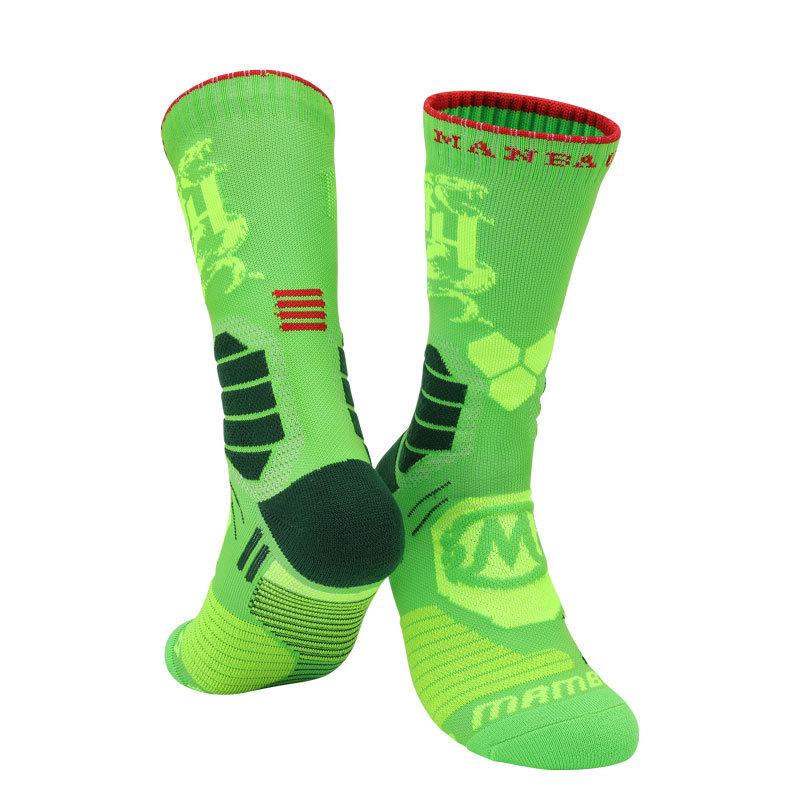 Non-Slip Professional Basketball Socks Men'S Medium Tube American Thickened Towel Bottom Women'S Sweat-Absorbing And Breathable Sports Socks Men'S