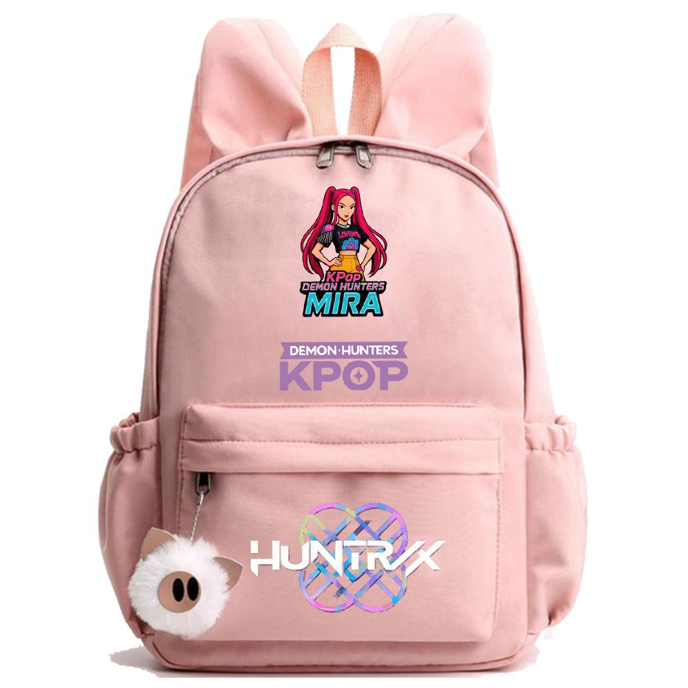 Anime Cute K-Pop Printed Backpack Student Teenager Bookbag for Boy Girl Schoolbag Kid Gift Women Large Capacity Travel Bag Mochila