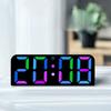 New RGB Color Lantern Creative Electronic Clock Fantasy Wall Clock Living Room Clock Feature Digital Clock Watch