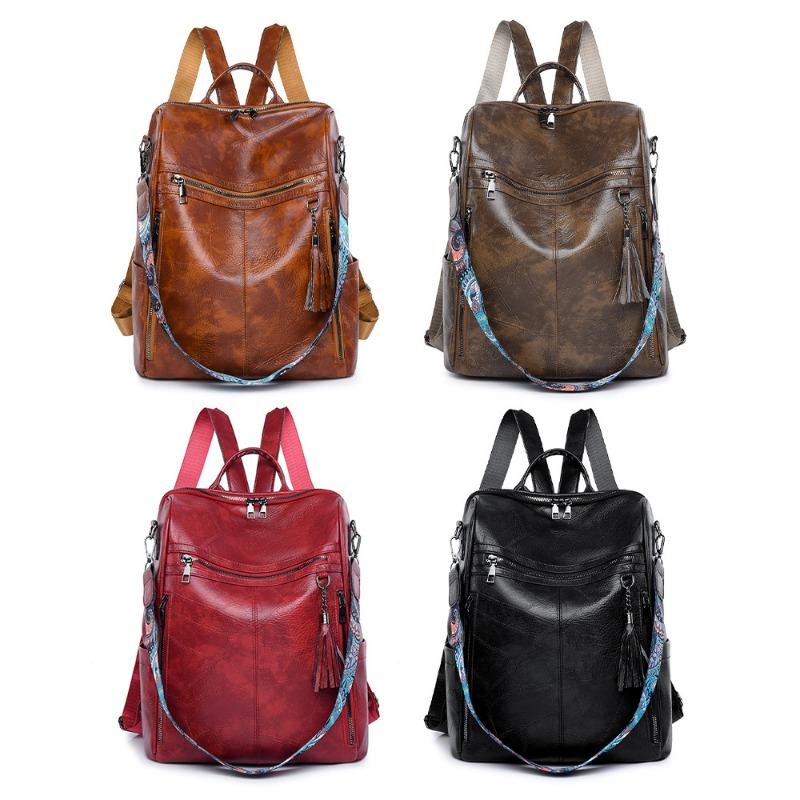 Large-capacity Student Backpack Fashionable and Niche Hand-held Shoulder Bag High-end Double-shoulder Bag