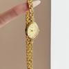 GEDI NEW Luxury Vintage Women's Watches with Roman Numeral Small Oval Dial and Bracelet, Quartz Movement, Perfect for Dresses