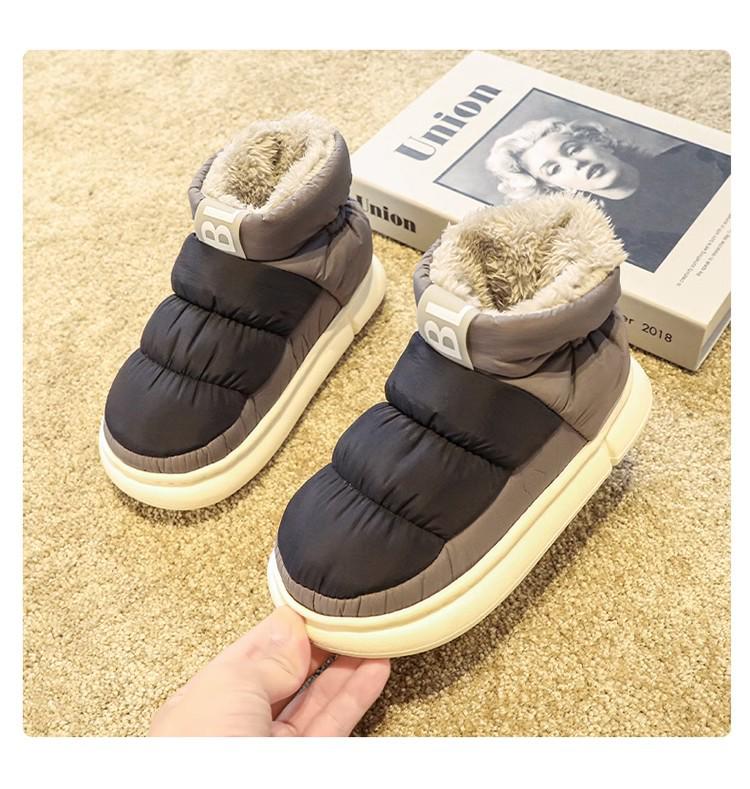 Pánské nepromokavé protiskluzové zimní sněhule s plyšovou podšívkou