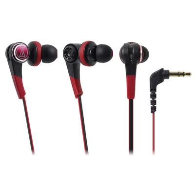 Audio Technica SOLID BASS Inner Ear Headphones Red RD ATH-CKS770