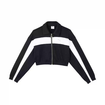 Relaxed Cropped Track Jacket Women Jacket Black 633795-01