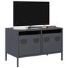 VidaXL TV Cabinet Anthracite 68x39x43.5 Cm Cold-rolled Steel, TV Stand, TV Buffet, Hi-fi Cabinet, TV Bench, Cabinet In 851234