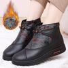 Autumn and Winter Mother Shoes Plus Velvet Thickened Middle-aged and Elderly Soft-soled All-match Snow Boots Women