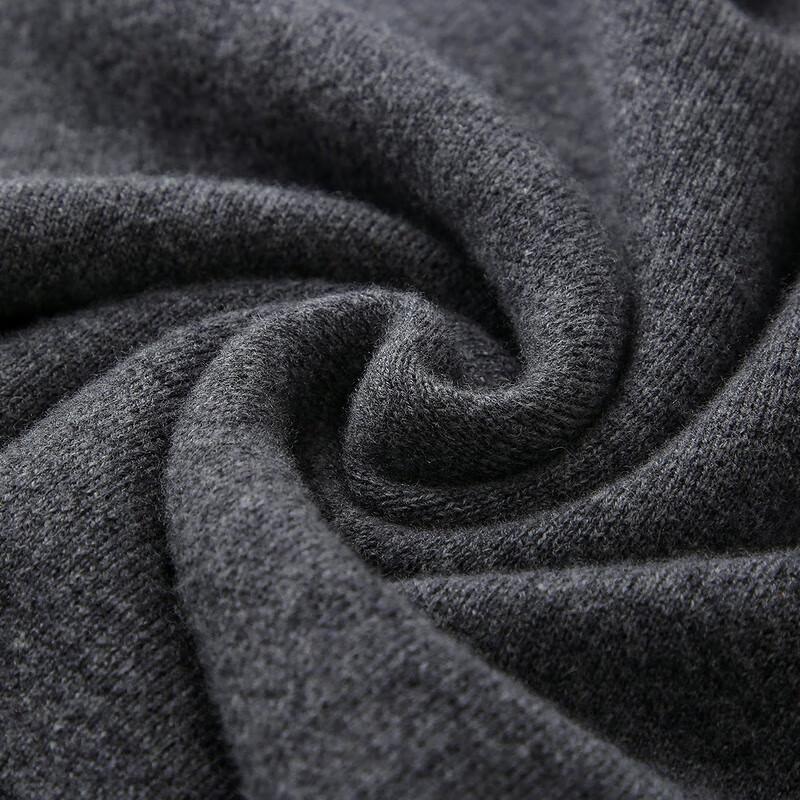 Komon Boka Men's Half-High Collar 100% Wool Thickened Sweater