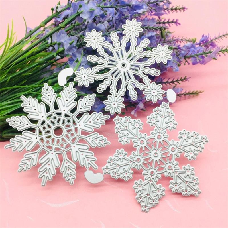 Snowflake Embossing Cutting Dies Embossing Die Cuts for Birthday Card Party Invitation Making DIY Scrapbooking Craft