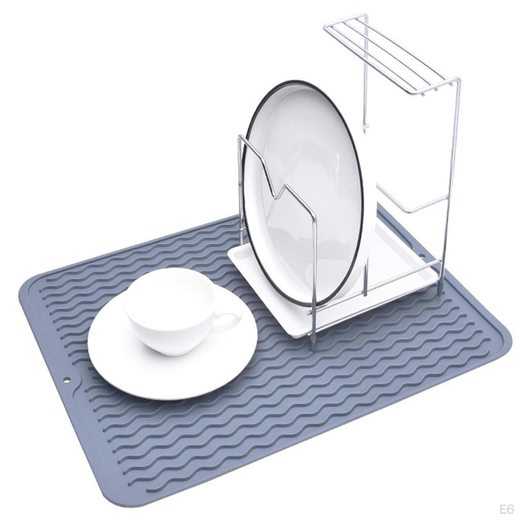 Silicone Dish Draining Mat Drying Pad