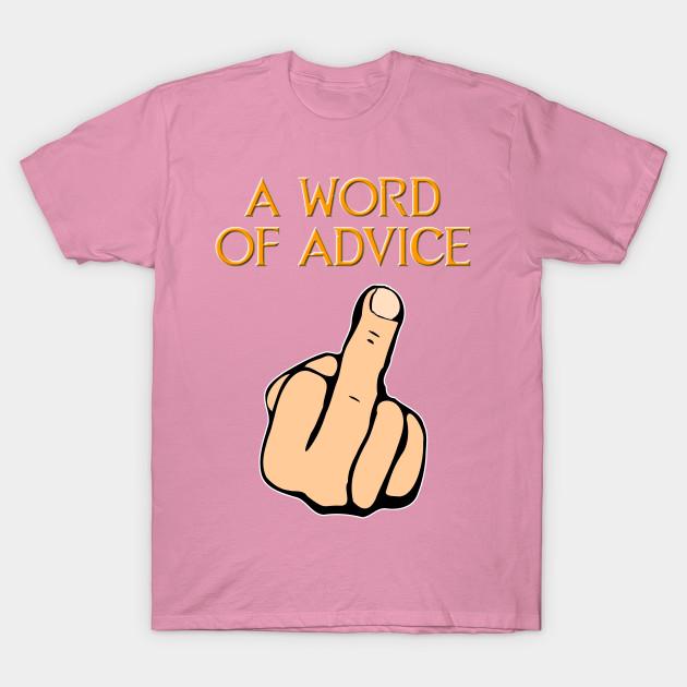 T Shirt Women A Word Of Advice F You Middle Finger Harajuku Print Kawaii Tshirt Summer Short Sleeve Female T-Shirt Top Tee