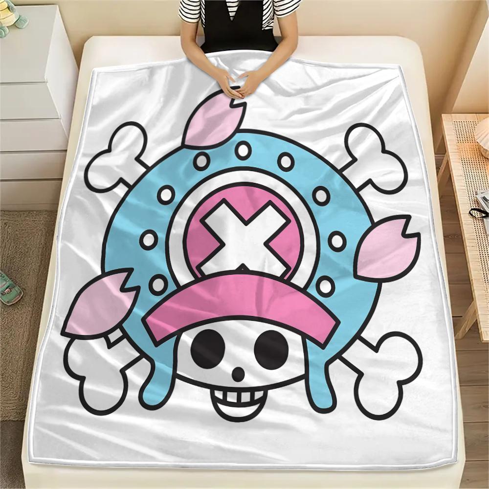 ONE PIECE Tony Tony Chopper Flannel Blanket Pretty Printed Design For Home Bed Sofa Chair Travel Picnic -HE76