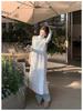 Sweet Korean-Style Women's Spaghetti Strap Vest Dress - 2026 Spring A-Line Layered Mid-Length Skirt