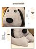Large Plush Dog Pillow - Super Soft Unisex Hugging Doll for Bedtime