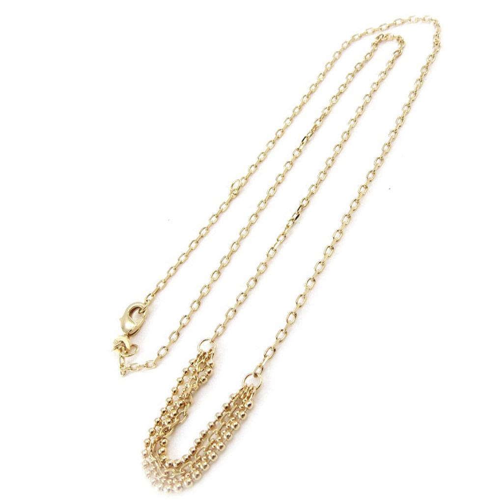 Les Trésors De Lily [J0869] - Gold Plated Necklace 'Choreography' Gold - 4 Rows 5 Cm