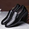 Men'S Leather Shoes Business Formal Shoes British Style Black Casual Leather Shoes For Mens JZ-528