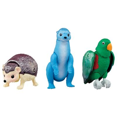 TAKARA TOMY Ania Adventure Continent Ania Kingdom Otter Village Animal Set Pearl (White Ver.)
