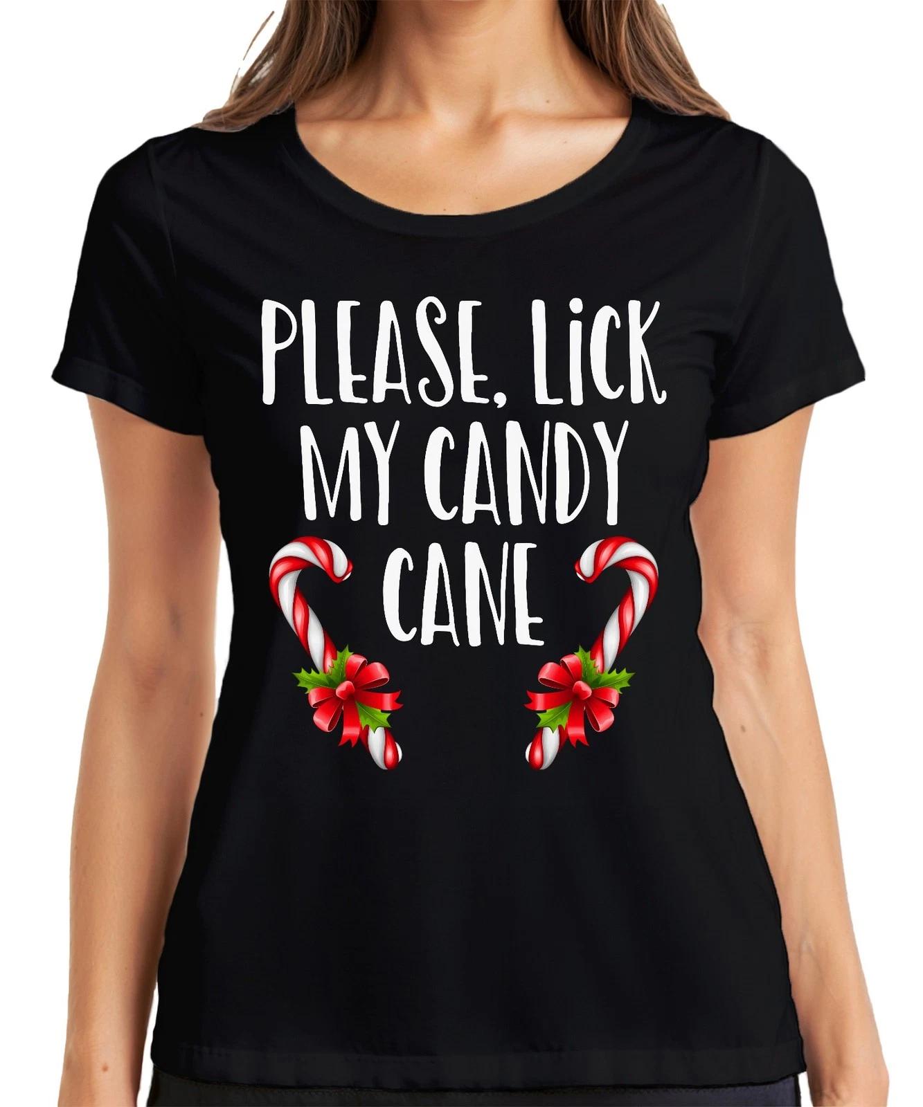 Please Lick My Candy Cane Zuckerstange - Weihnachten Weihnachtsgeschenk Christma XXXL