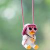 Cute Swinging Duck Car Ornament - The Perfect Car Accessory for Women