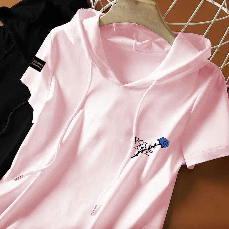 

Women s Ethnic Style Hooded Cotton Sweatshirt - Short Sleeve, Casual, and Versatile XL (suggested 110-125 jin) оранжевый