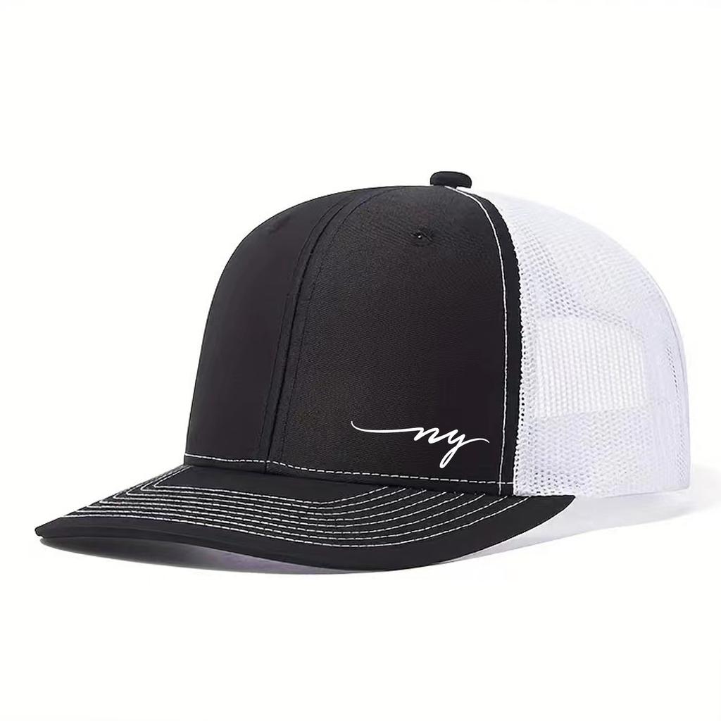 Adjustable Unisex Breathable Outdoor Sports Mesh Cap | Truck Driver's Bull Head Print Richardson Hat, Baseball Cap