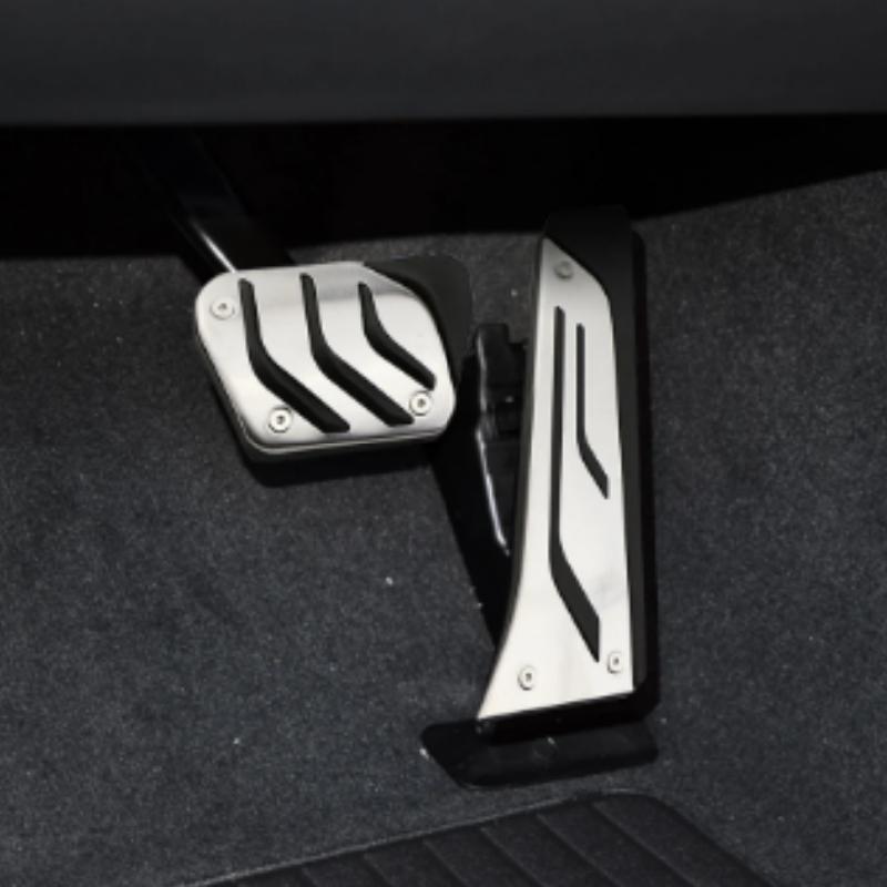 Auto Edelstahl Accelerator Gas Brems Fußstütze Pedal Pad für BMW X5 X6 F15 F16 E70 E71 E72 2008 - 2020 AT LHD Teile