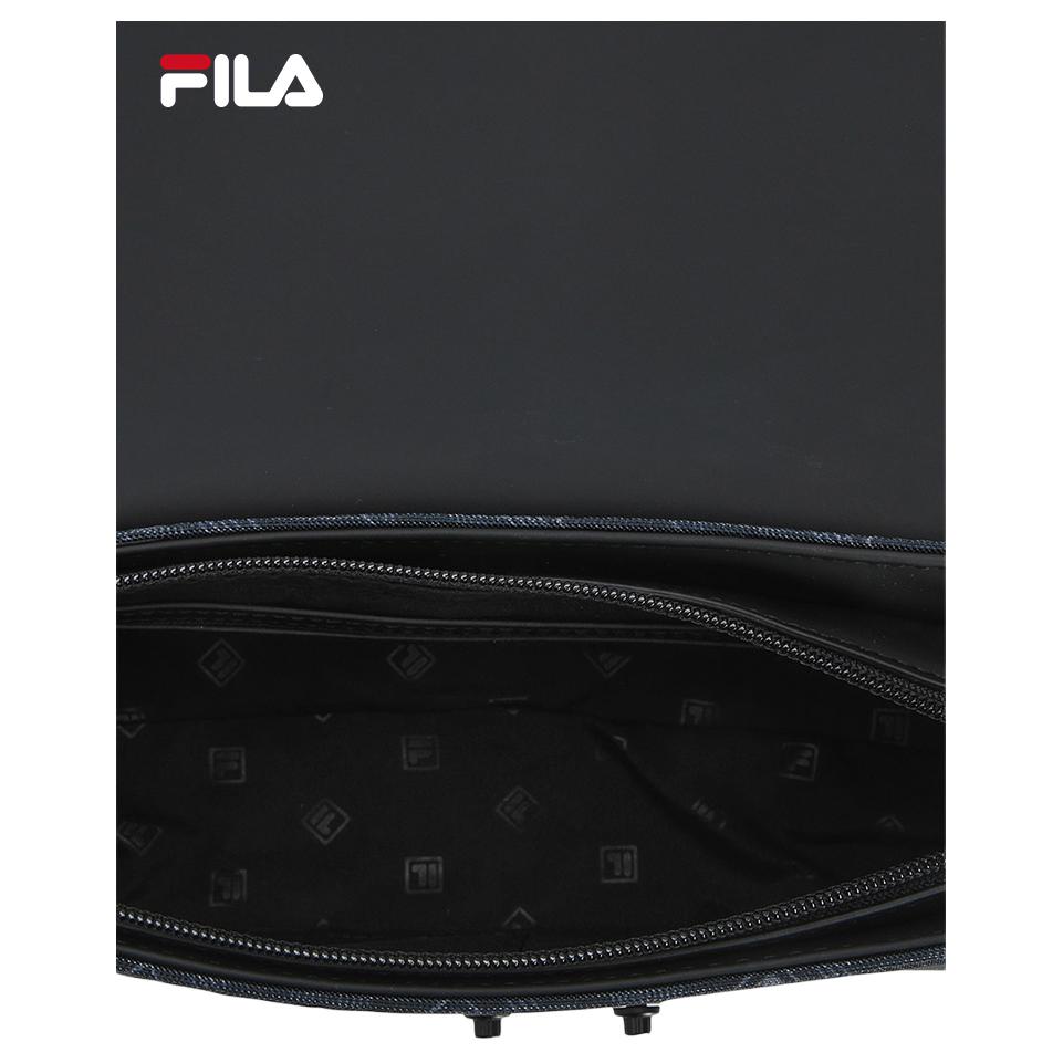 New FILA Fabric Crossbody Bag, Shoulder Bag Mini Men's Black F13M548107FBK
